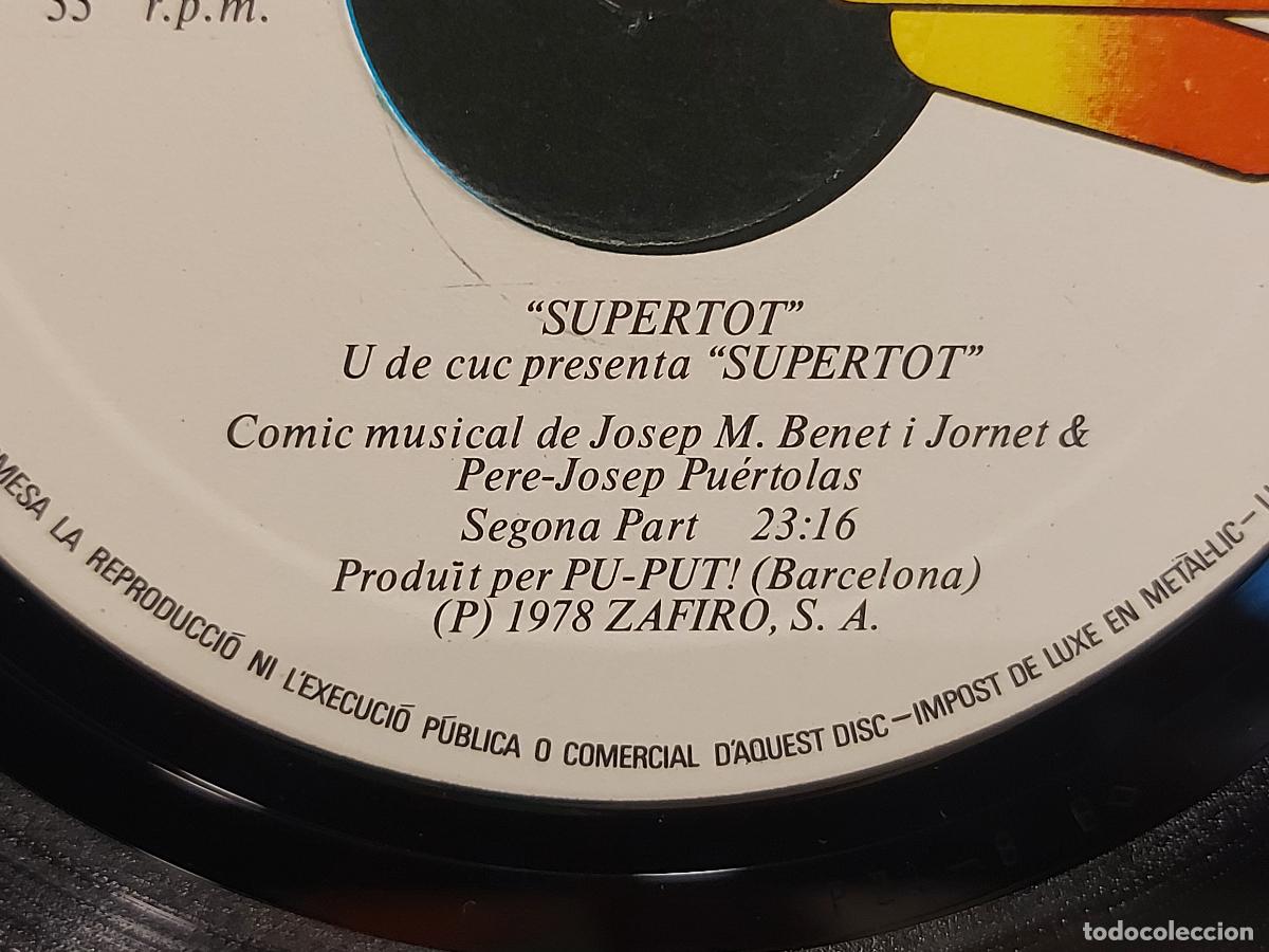 Discos de vinilo: U DE CUC / SUPERTOT / LP GATEFOLD-PUPUT-1978 / MBC. ***/*** - Foto 6