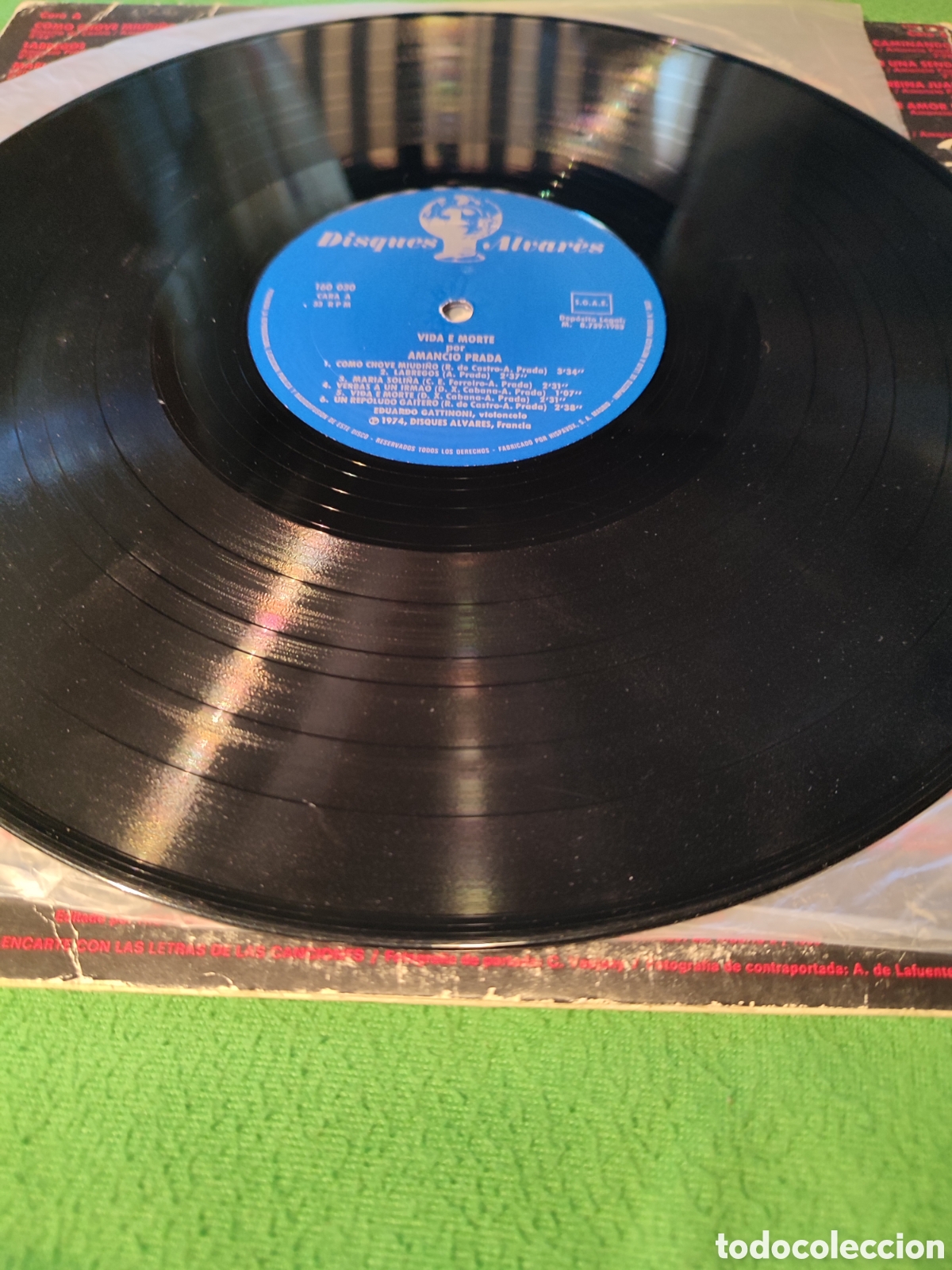 Discos de vinilo: Amancio Prada - Vida e morte - Foto 3