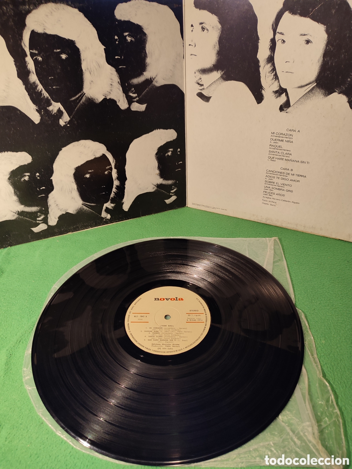 Discos de vinilo: Juan Bau - Mi coraz&oacute;n - Foto 2