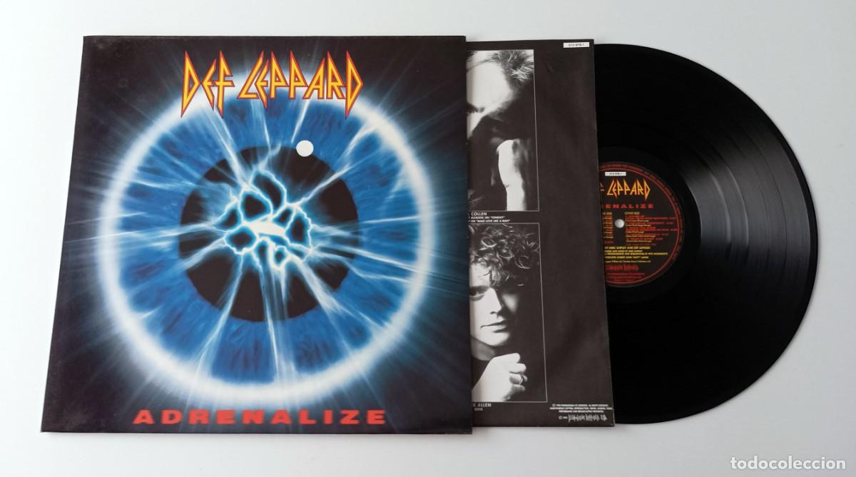 Discos de vinilo: LP DEF LEPPARD - ADRENALIZE - Foto 3