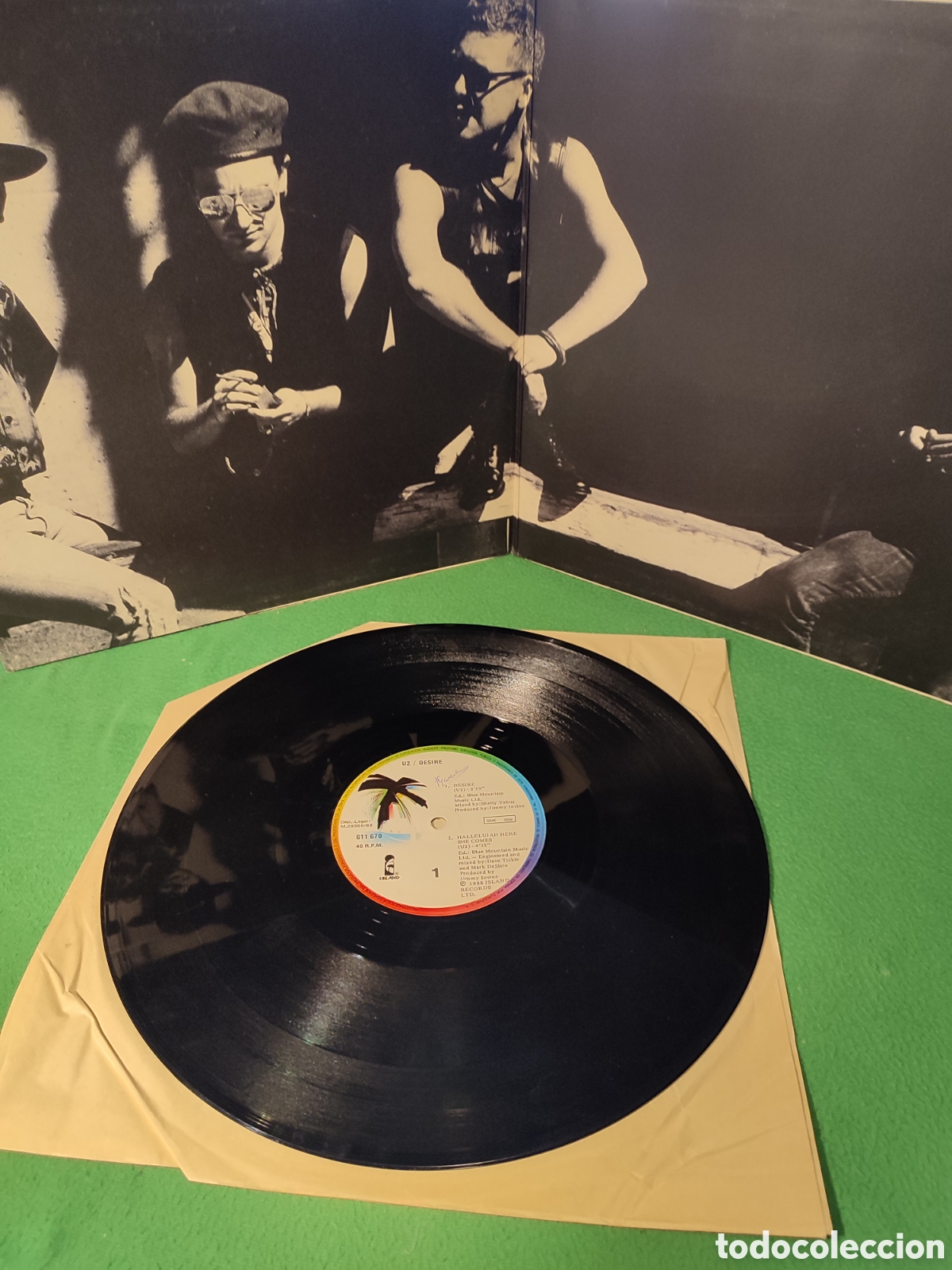 Discos de vinilo: U2 - Desire Maxi single Vinilo - Foto 2