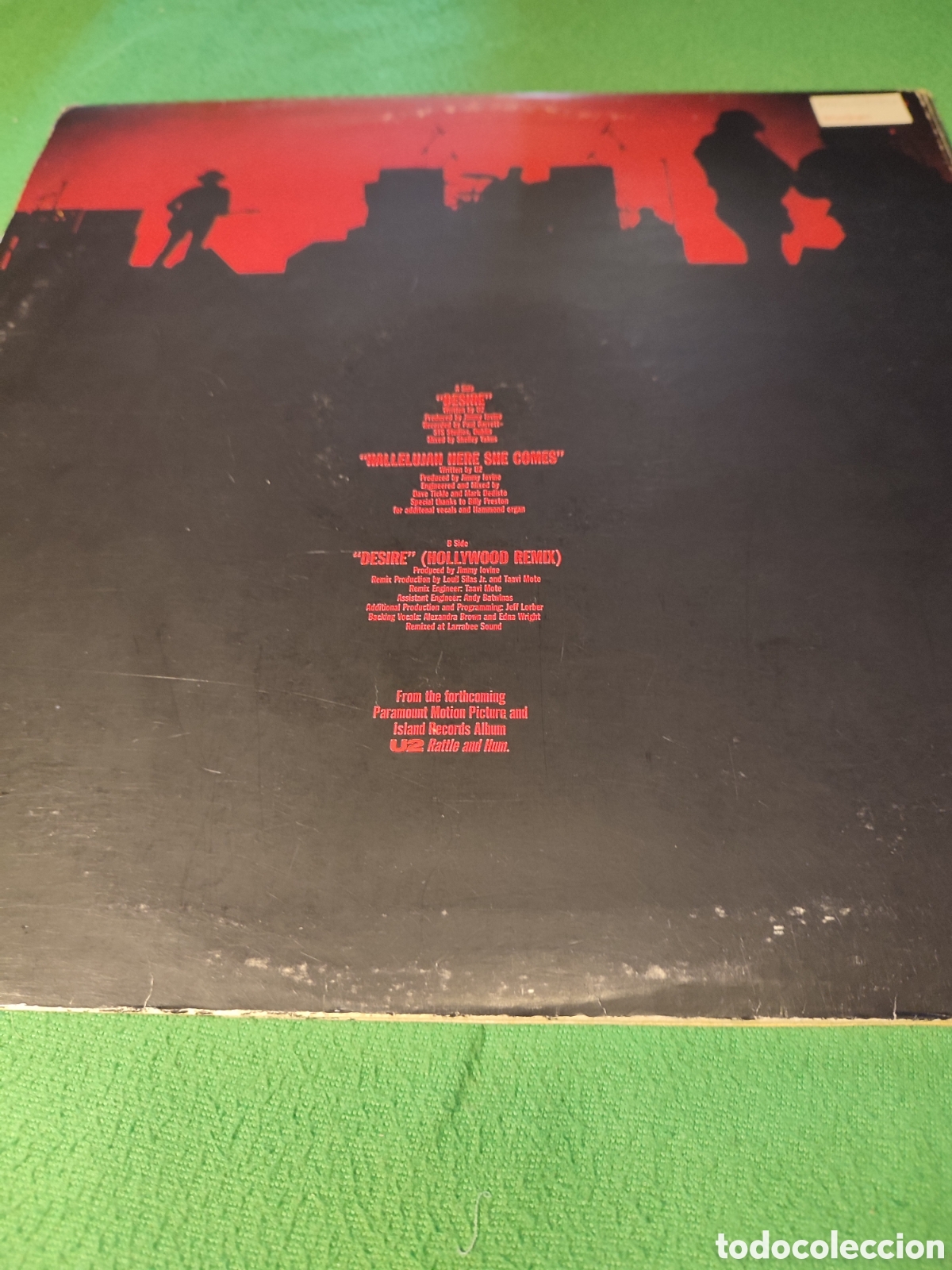 Discos de vinilo: U2 - Desire Maxi single Vinilo - Foto 3