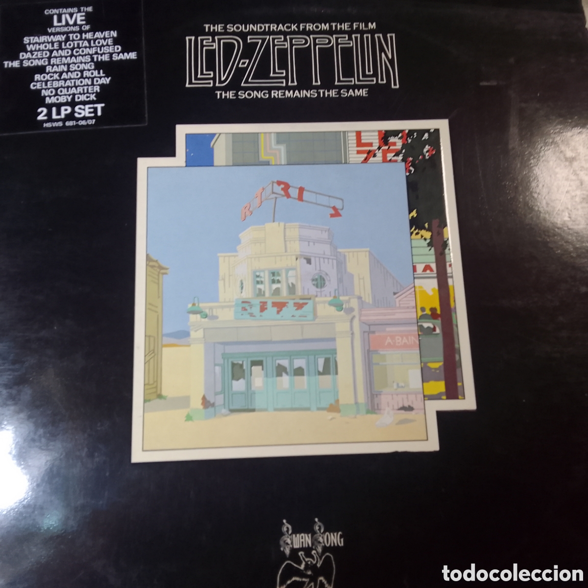 Discos de vinilo: LED ZEPPELIN THE SONG REMAINS THE SAME DOBLE LP - Foto 1