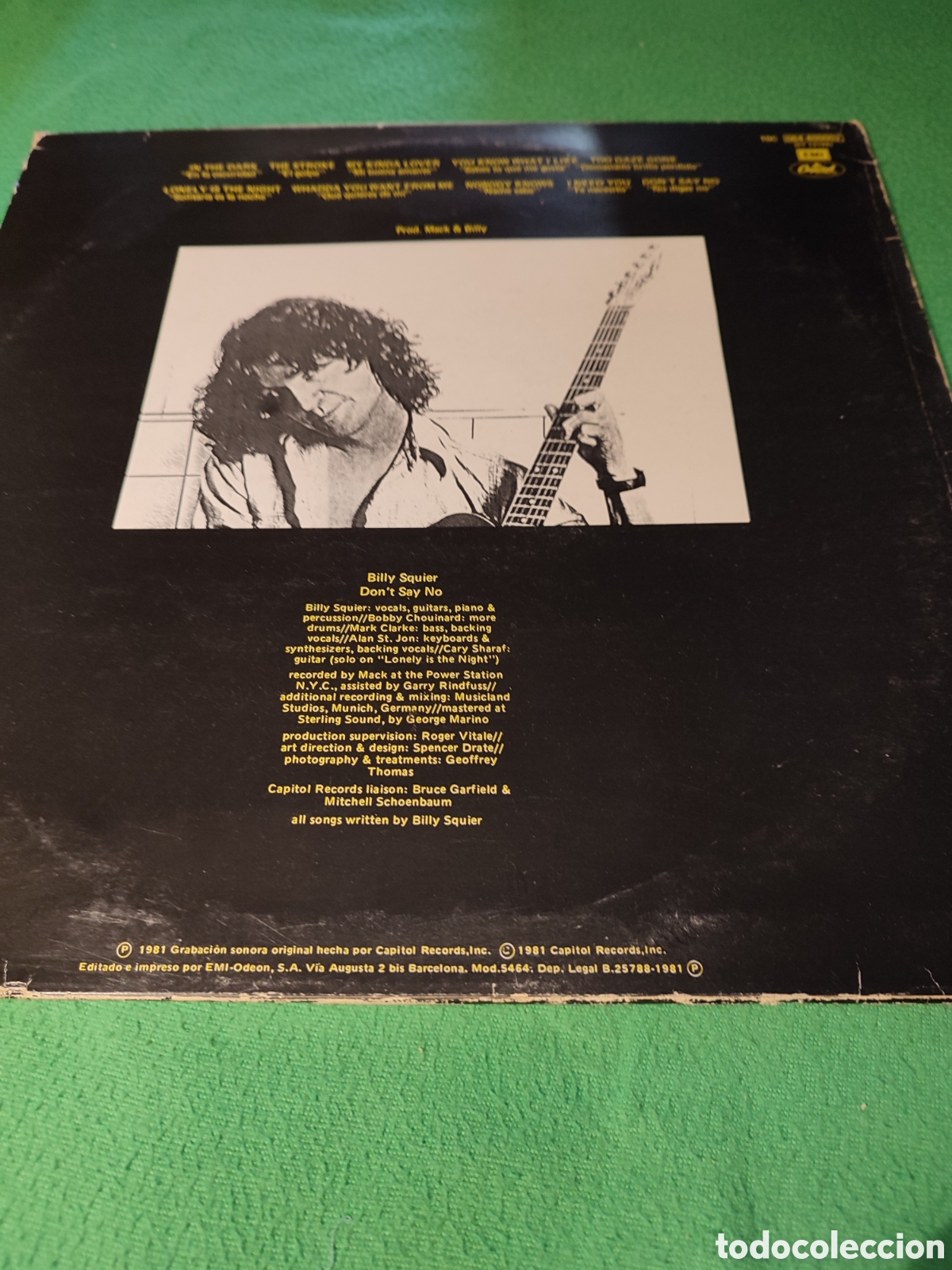 Discos de vinilo: Billy Squier - Dont say no - Foto 2