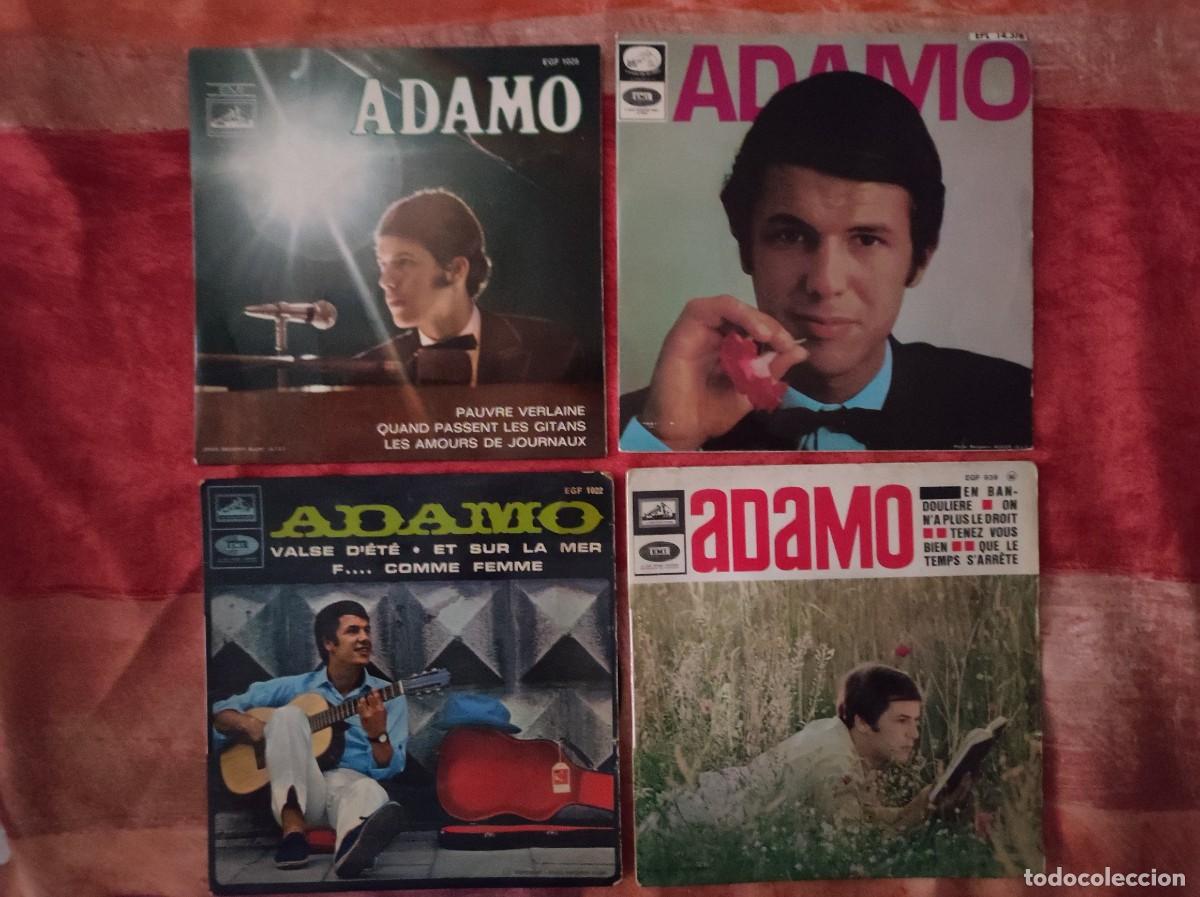 Discos de vinilo: Adamo 7 singles eps - Adamo 7 singles eps - - Foto 1