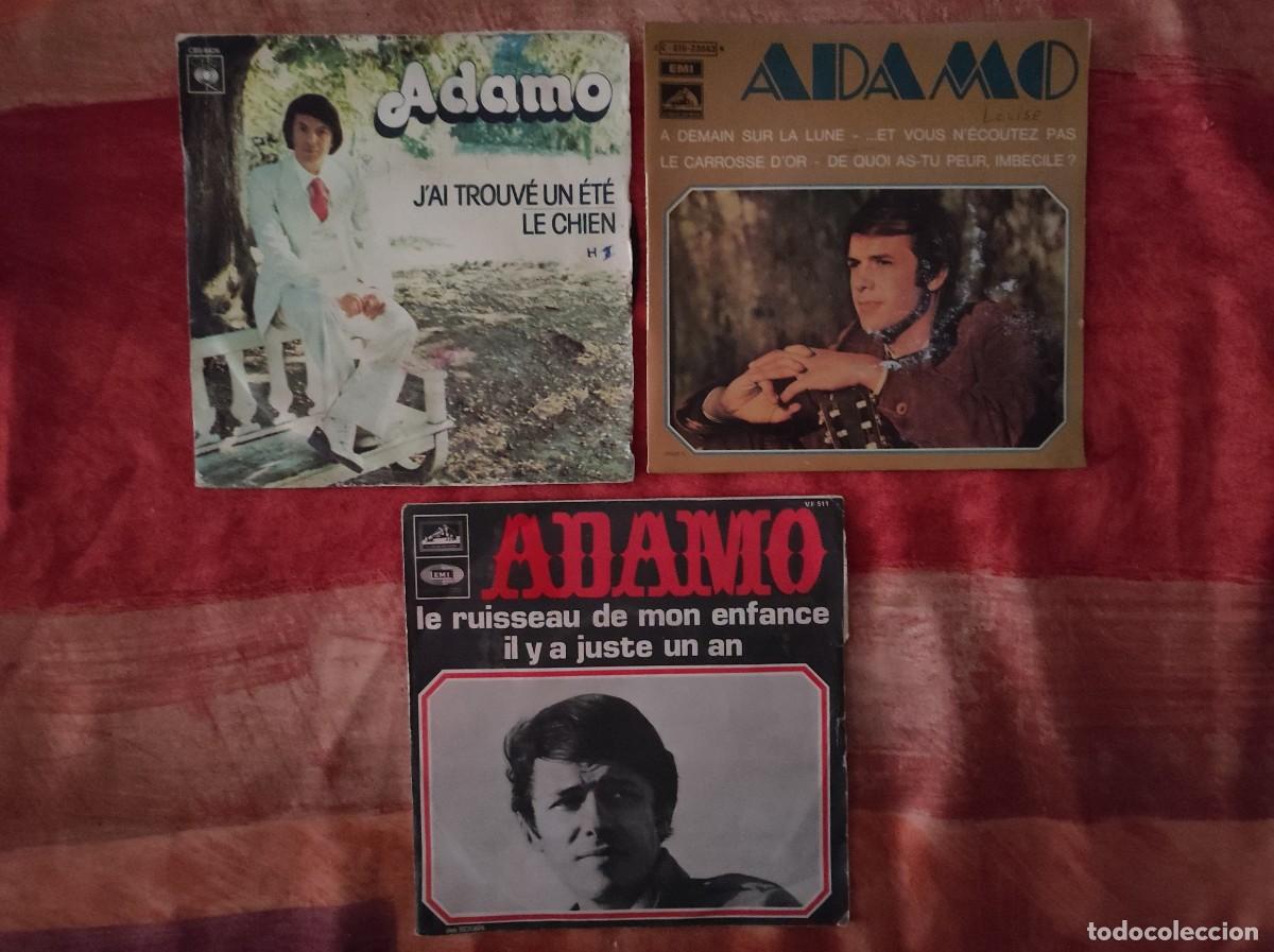 Discos de vinilo: Adamo 7 singles eps - Adamo 7 singles eps - - Foto 2