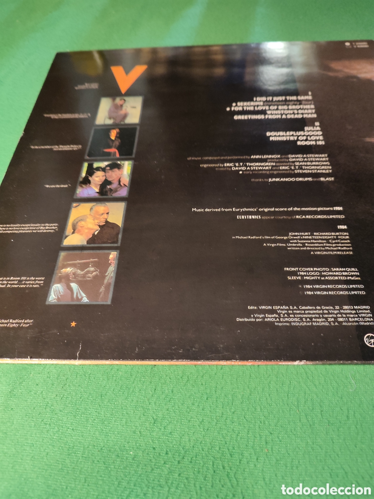 Discos de vinilo: Eurythmics - B.S.O 1984 - Foto 4