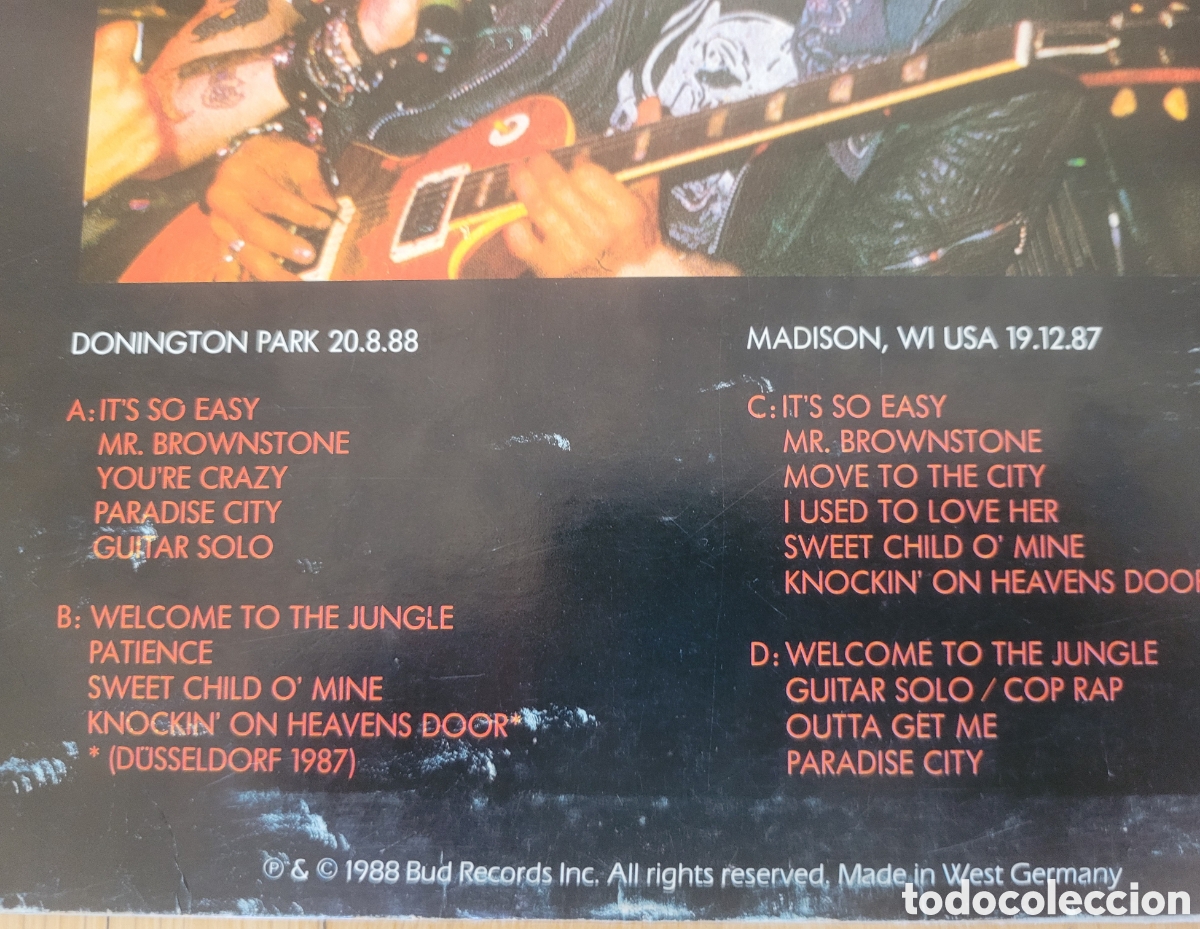 Discos de vinilo: Guns & Roses Back with a bullet doble lp. - Foto 7