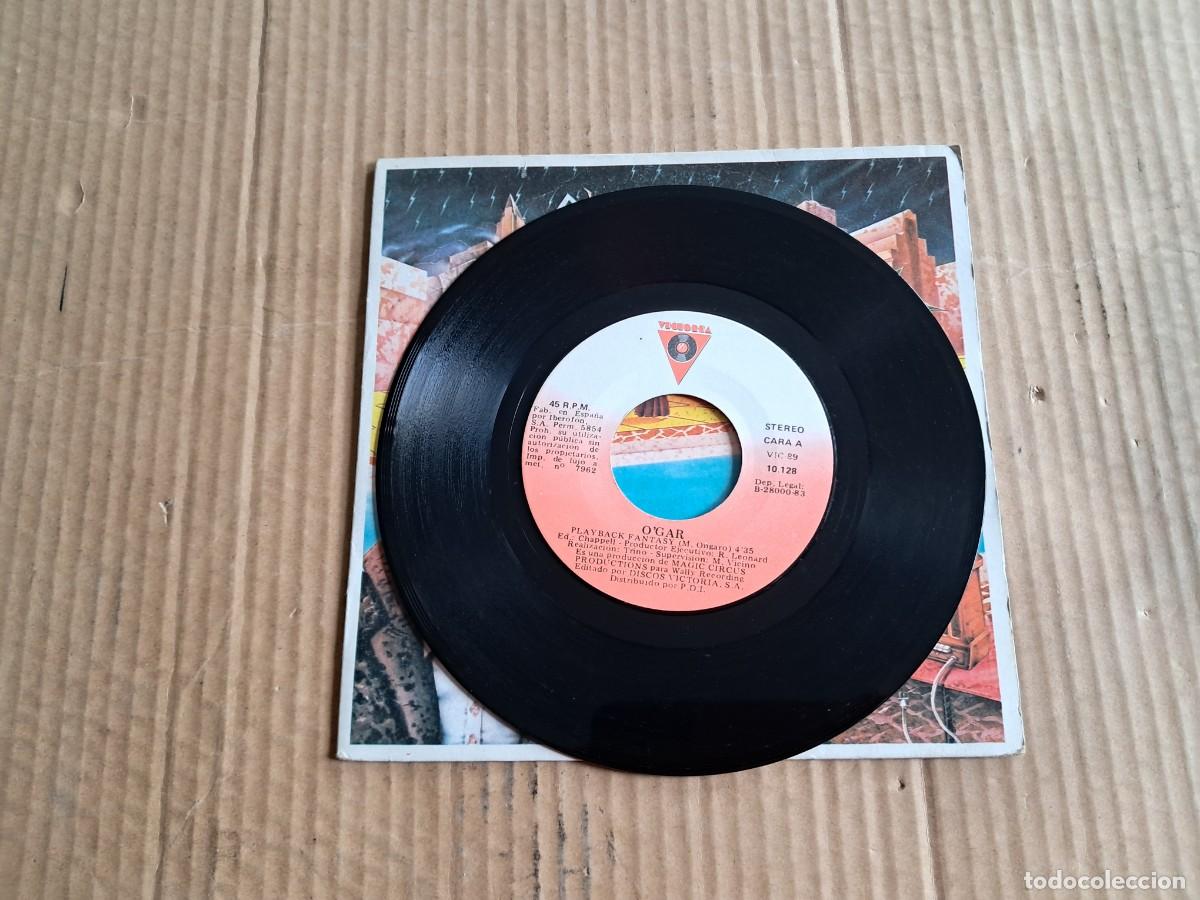 Discos de vinilo: O&acute;GAR - PLAYBACK FANTASY SINGLE 1983 EDICION ESPA&Ntilde;OLA - Foto 2