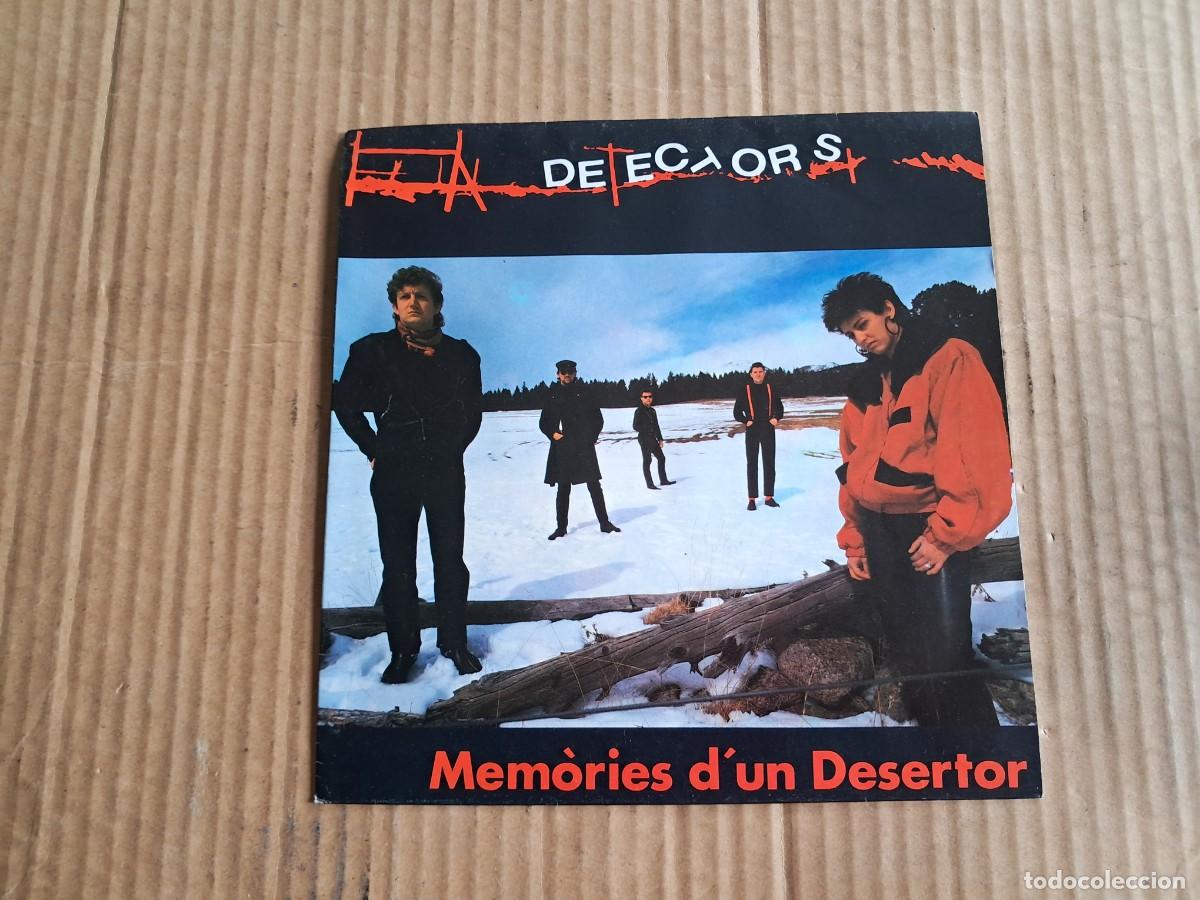 Discos de vinilo: DETECTORS - MEMORIES D&acute;UN DESERTOR SINGLE 1984 - Foto 1