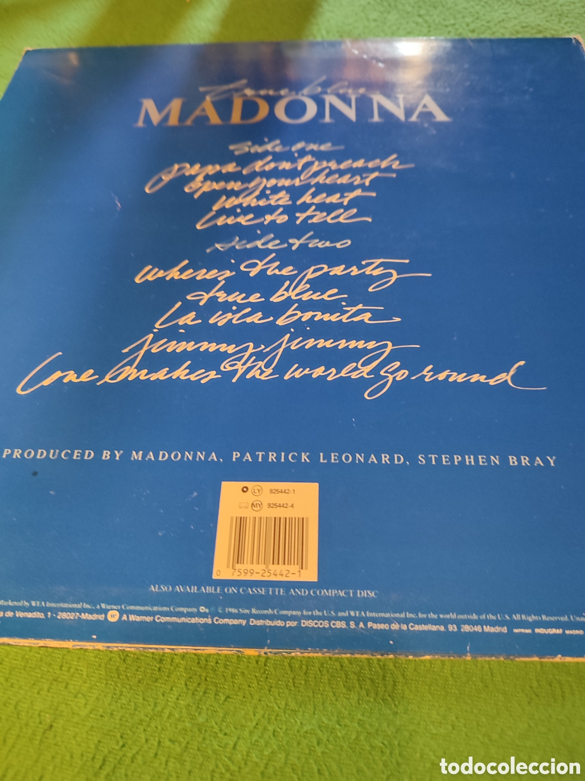 Discos de vinilo: Madonna - True Blue Vinilo - Foto 4