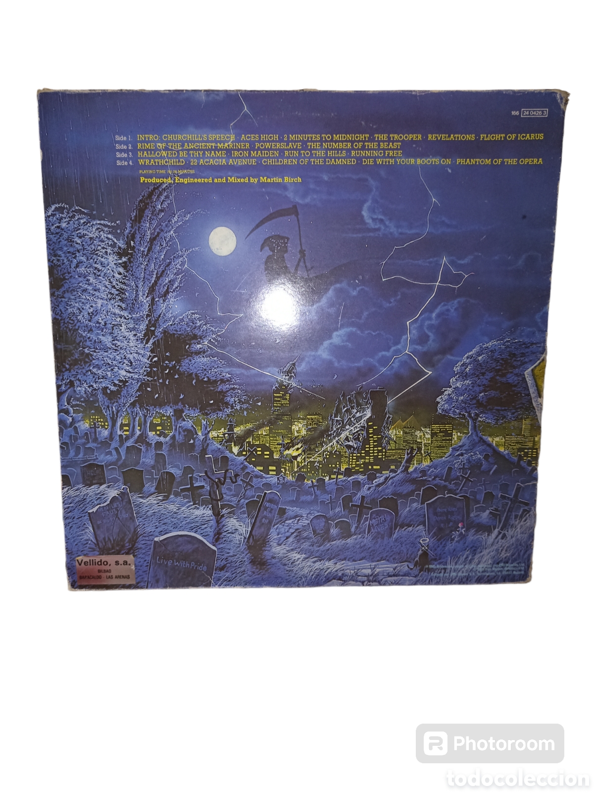 Discos de vinilo: Lp doble Iron Maiden Live After Deatch - Foto 2
