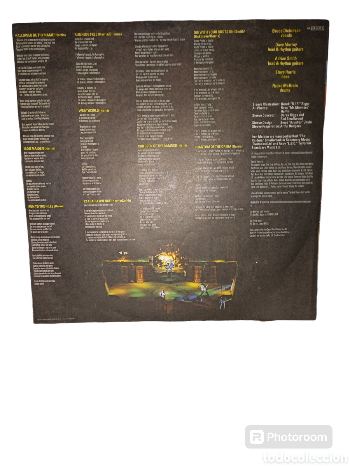 Discos de vinilo: Lp doble Iron Maiden Live After Deatch - Foto 5
