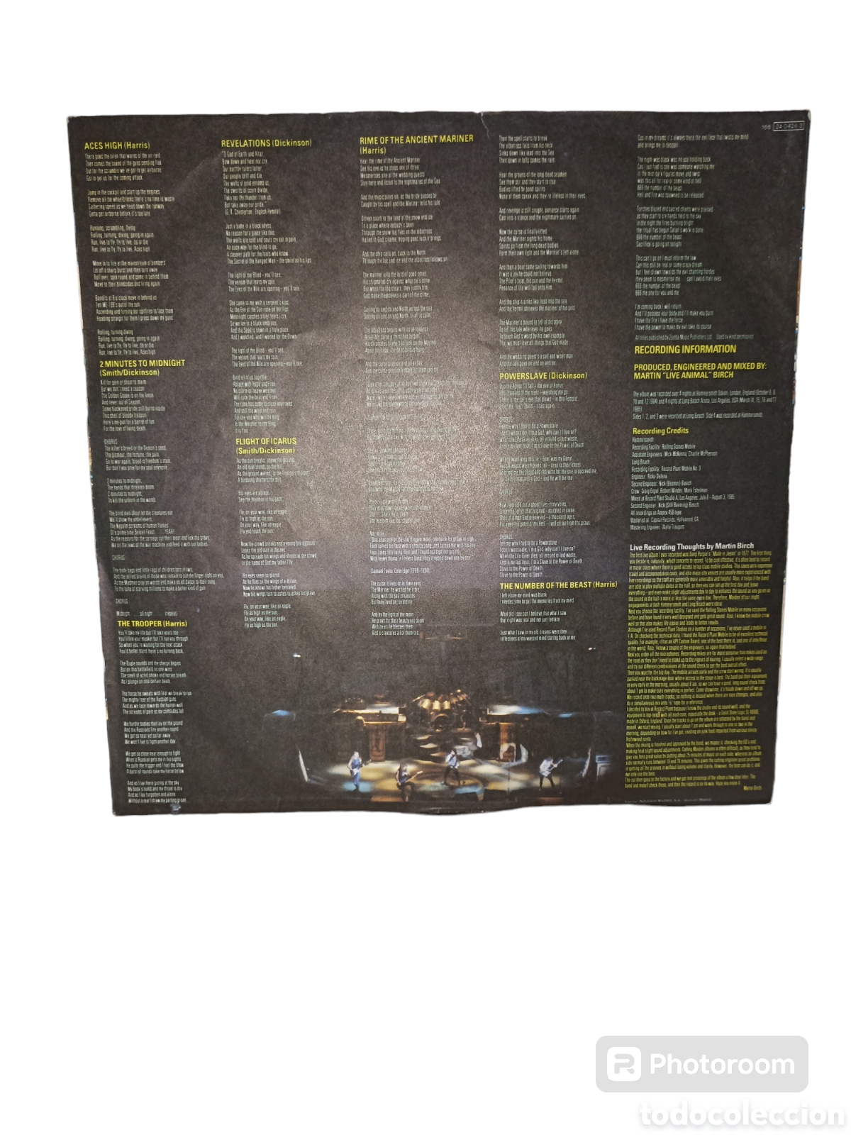 Discos de vinilo: Lp doble Iron Maiden Live After Deatch - Foto 7