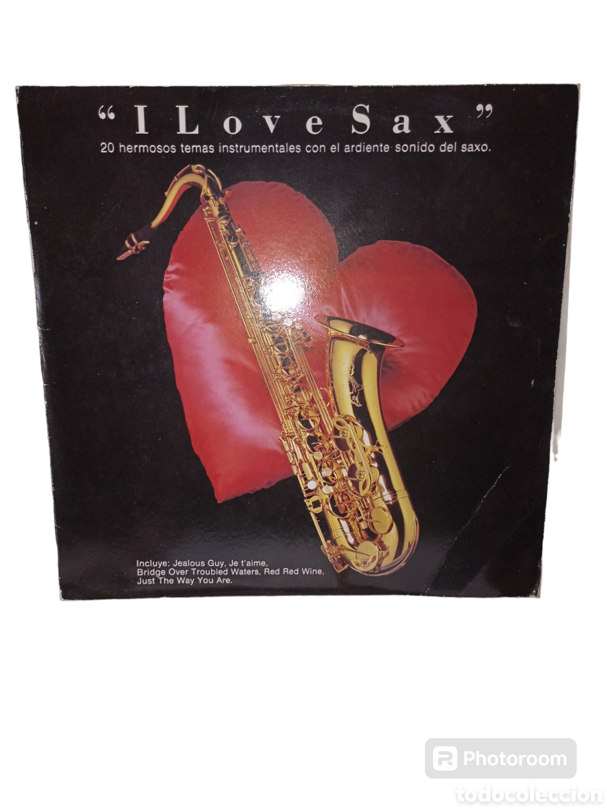 Discos de vinilo: I LOVE Sax incluye Jealous Guy - Foto 1