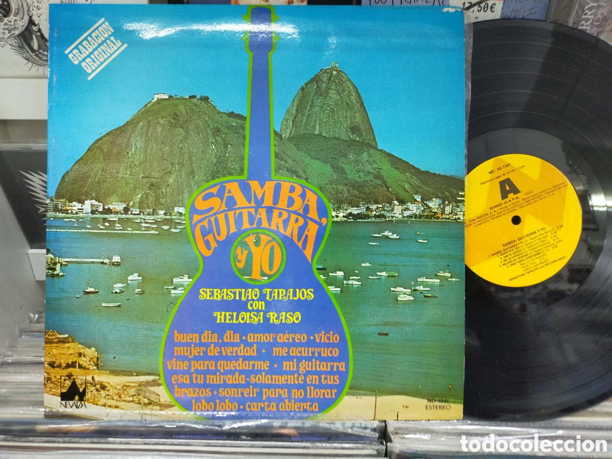 Vinyl records: Sebastiao tapajos y heloisa raso LP samba, guitarra y yo Espa&ntilde;a 1978