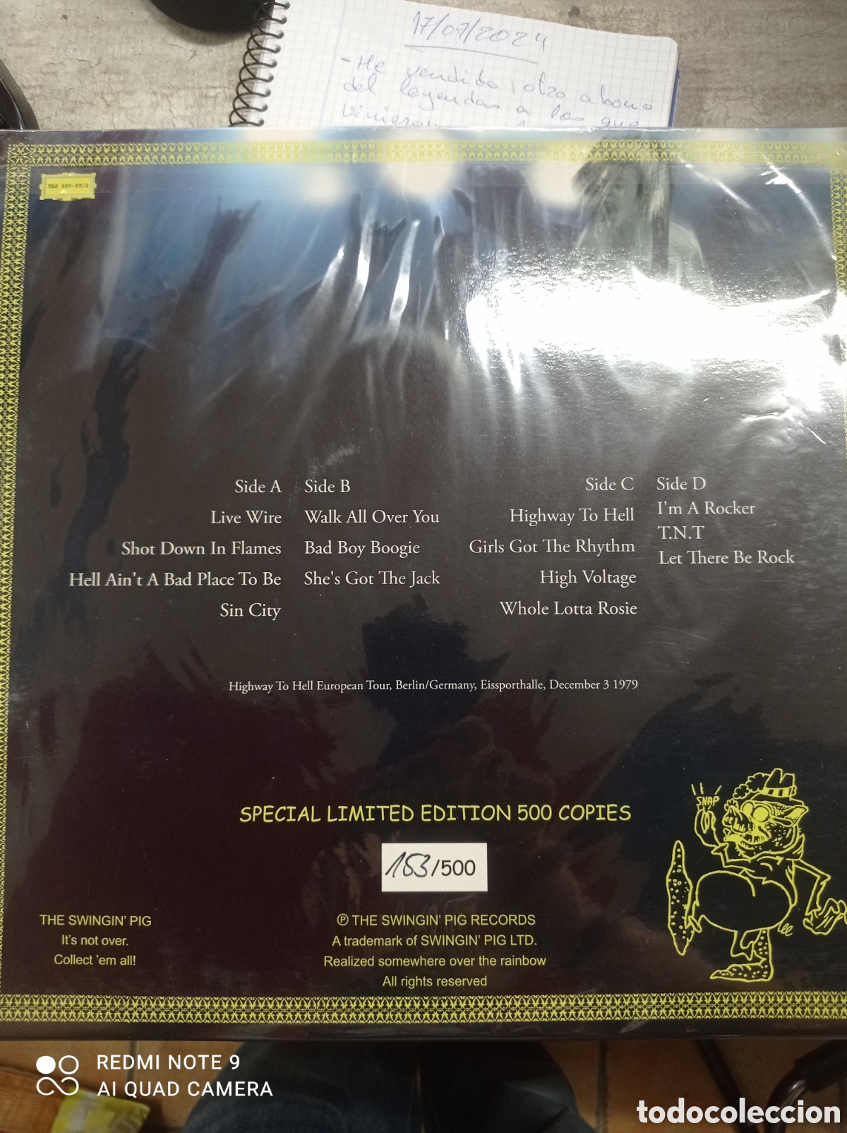 Discos de vinilo: Ac/dc- berliner symphonie 2 lp - Foto 2