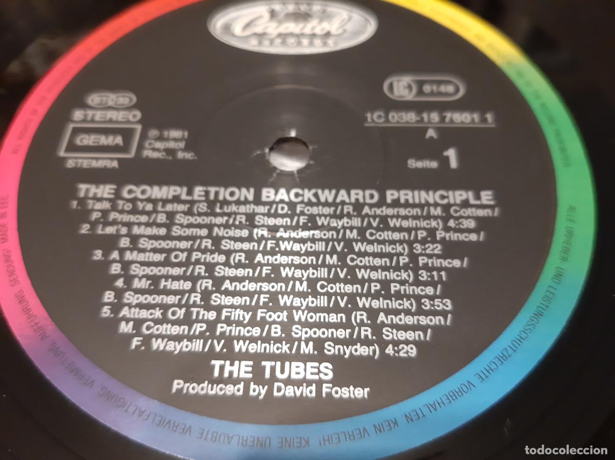 Discos de vinilo: TUBES -THE COMPLETION BACKWARD PRINCIPLE- (1985) LP DISCO VINILO - Foto 7