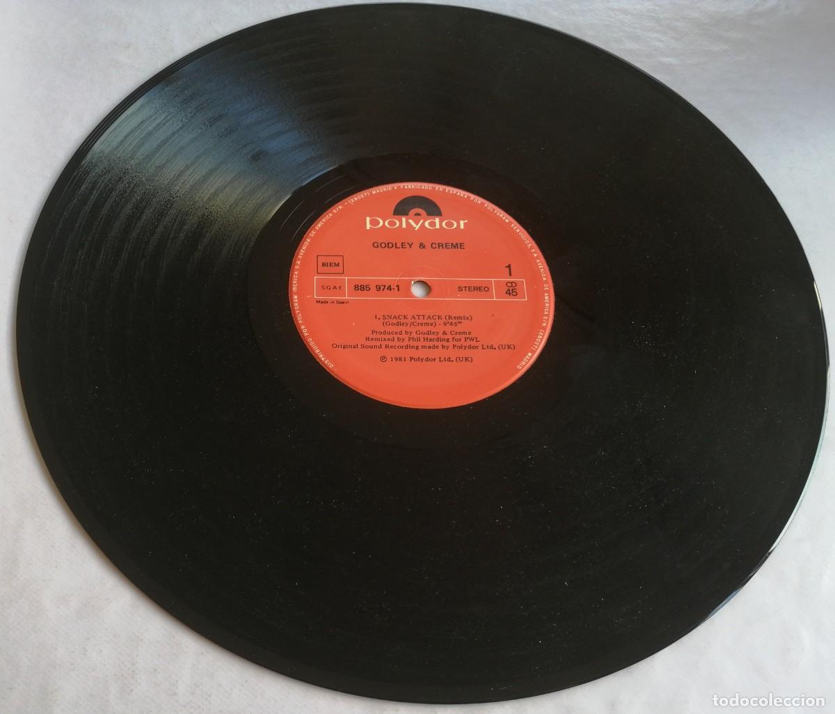 Discos de vinilo: Godley & Creme, Snack Attack, Polydor 885 974-1 - Foto 3