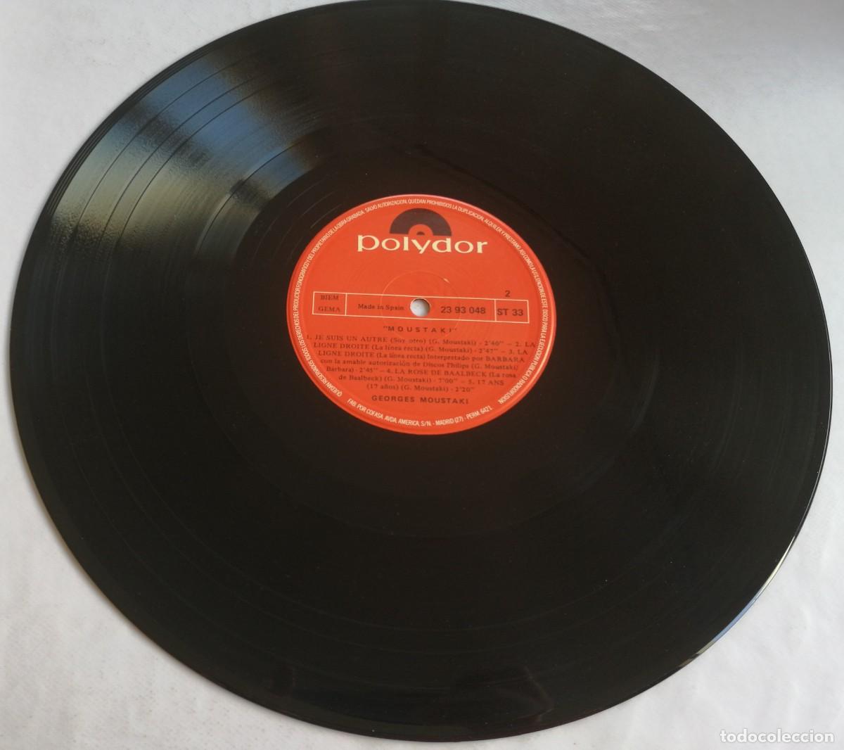 Discos de vinilo: Moustaki, Moustaki, Polydor 23 93 048 - Foto 5
