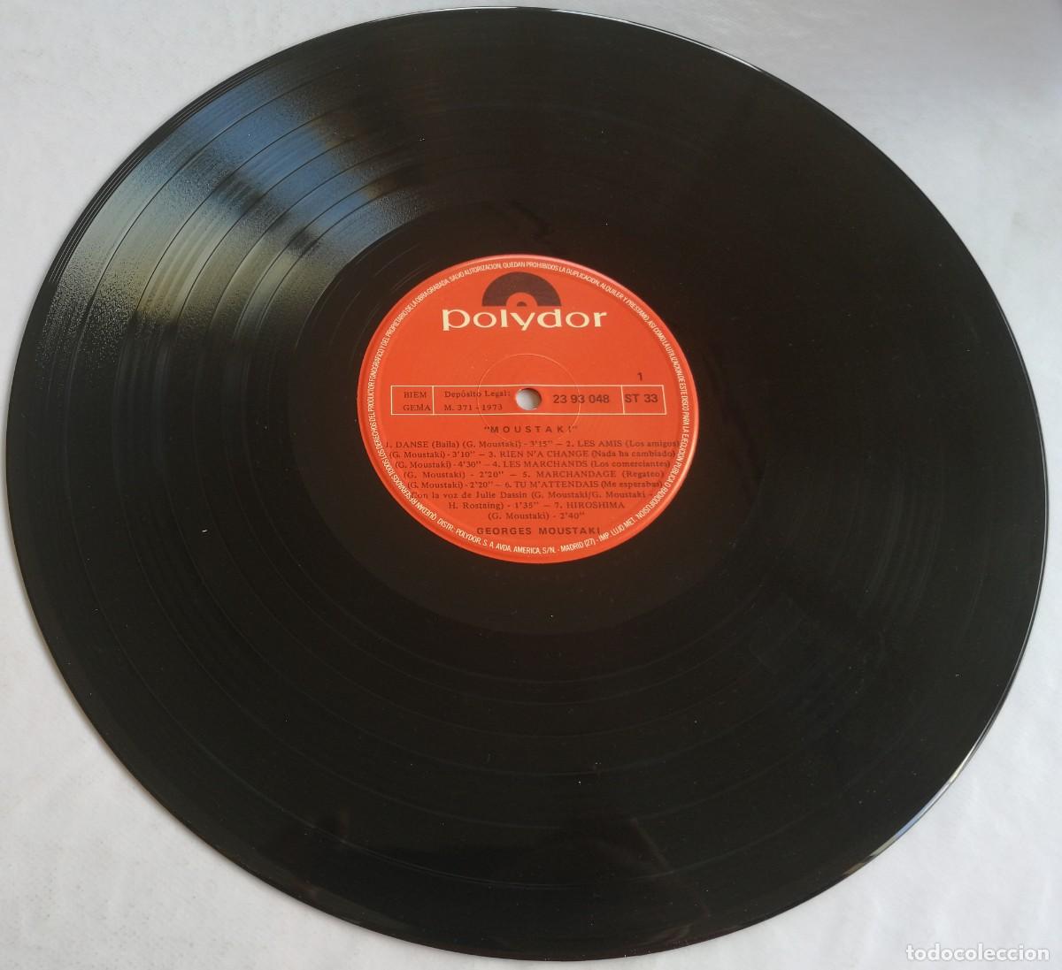 Discos de vinilo: Moustaki, Moustaki, Polydor 23 93 048 - Foto 6