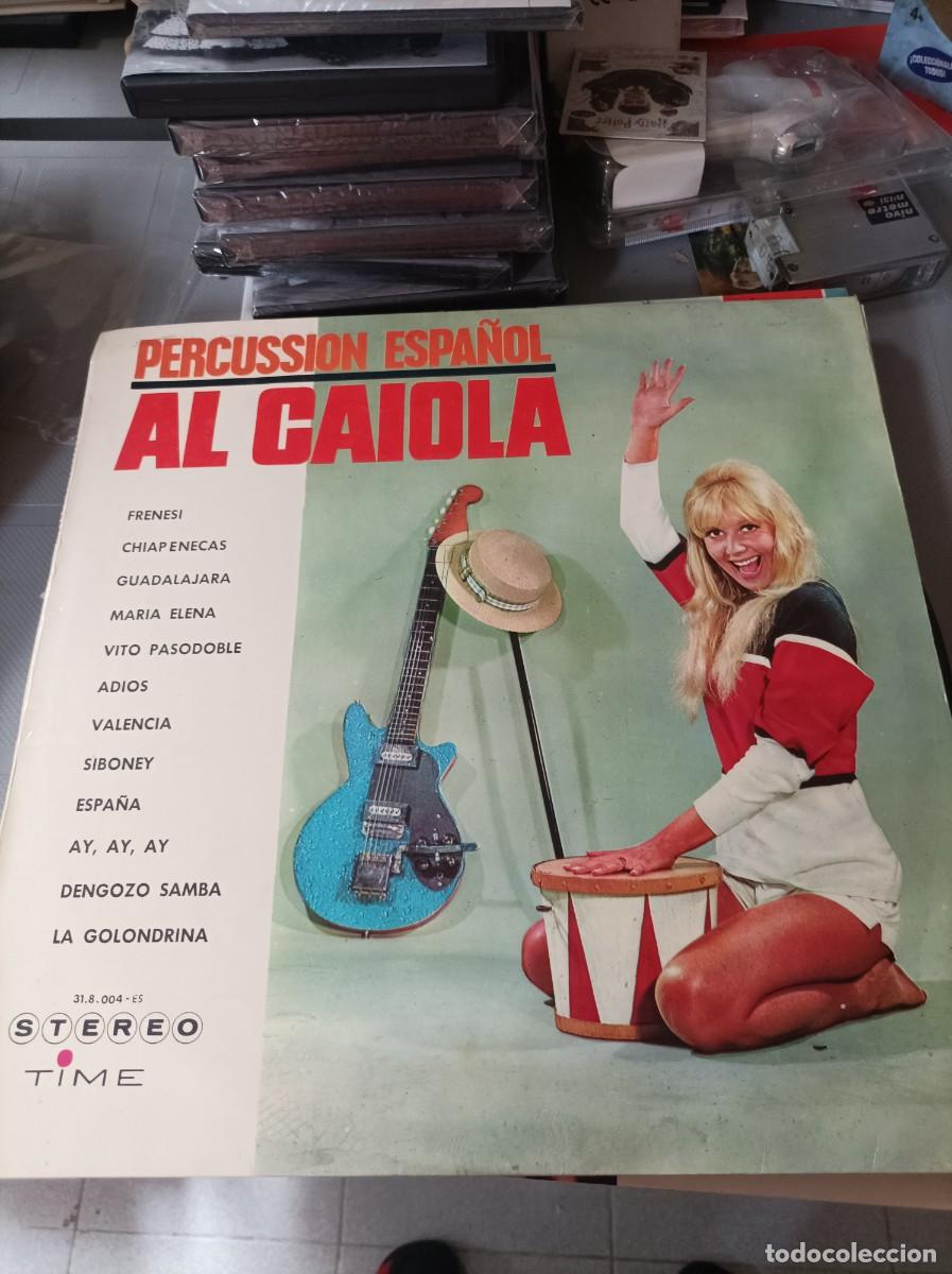 Discos de vinilo: Al Caiola. Percusi&oacute;n espa&ntilde;ol - Foto 1