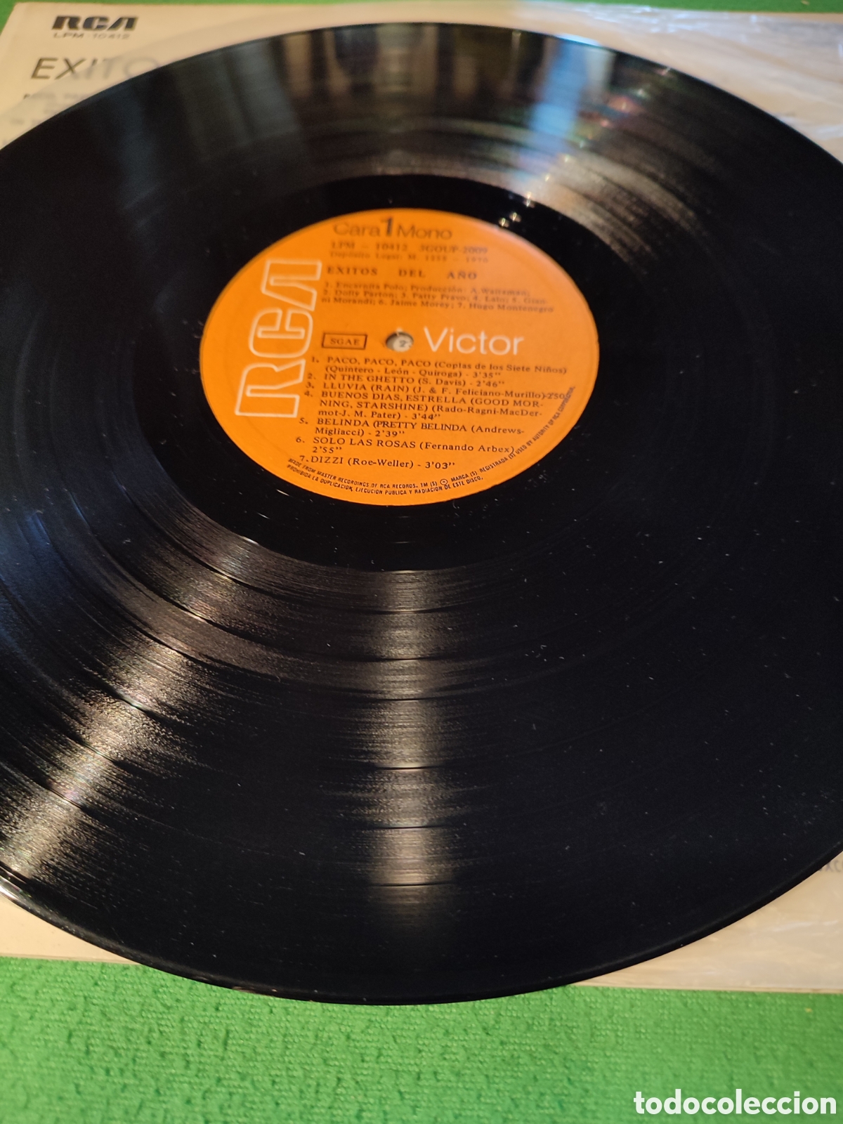 Discos de vinilo: &Eacute;xitos del a&ntilde;o - Varios RCA 1970 - Foto 3