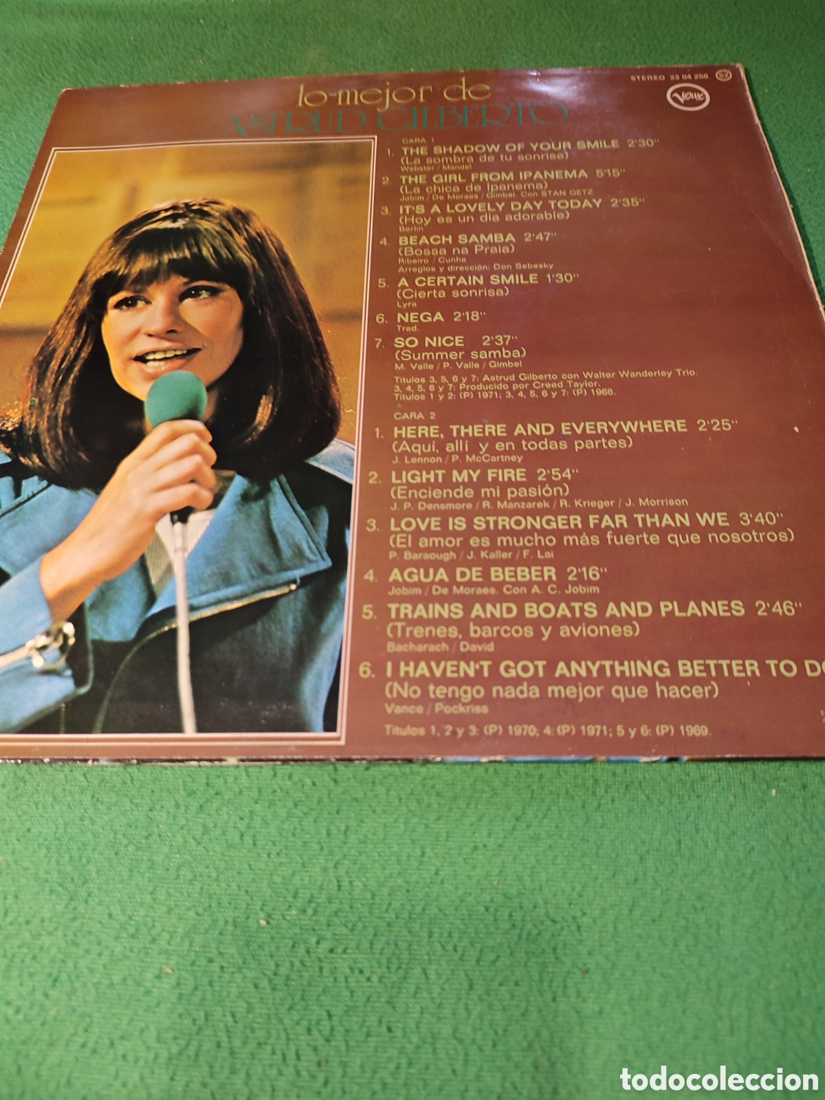 Discos de vinilo: Astrud Gilberto - Lo mejor de - Foto 2