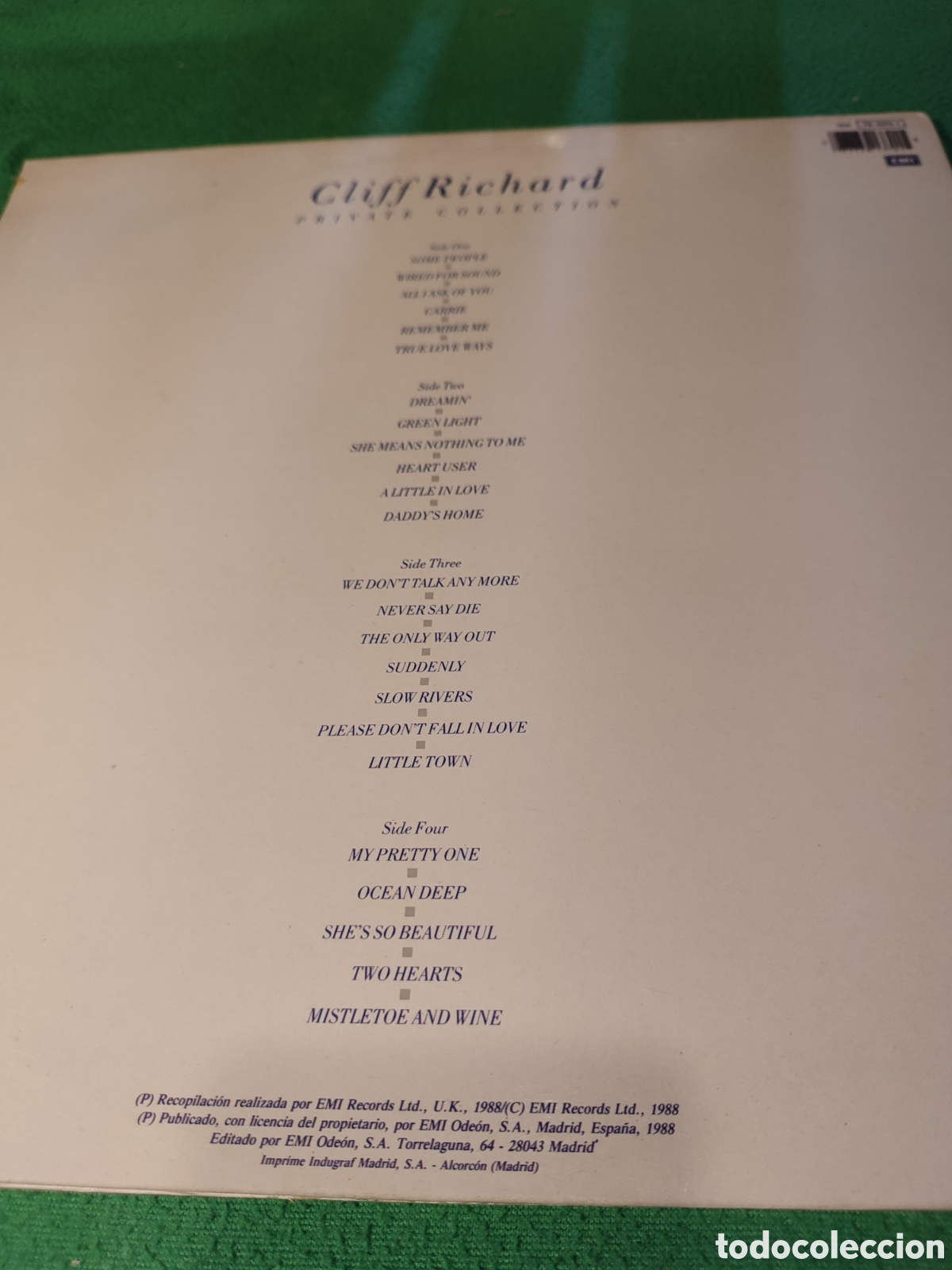 Discos de vinilo: Cliff Richard - Private Collection 2 Lps - Foto 3