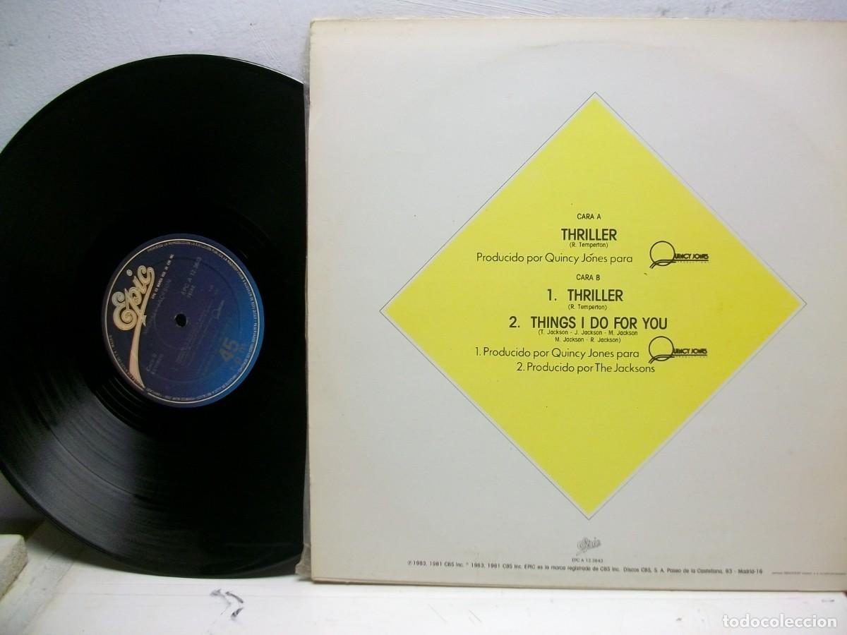 Discos de vinilo: Michael Jackson &ndash; Thriller MAXI 45 RPM LP - Foto 2
