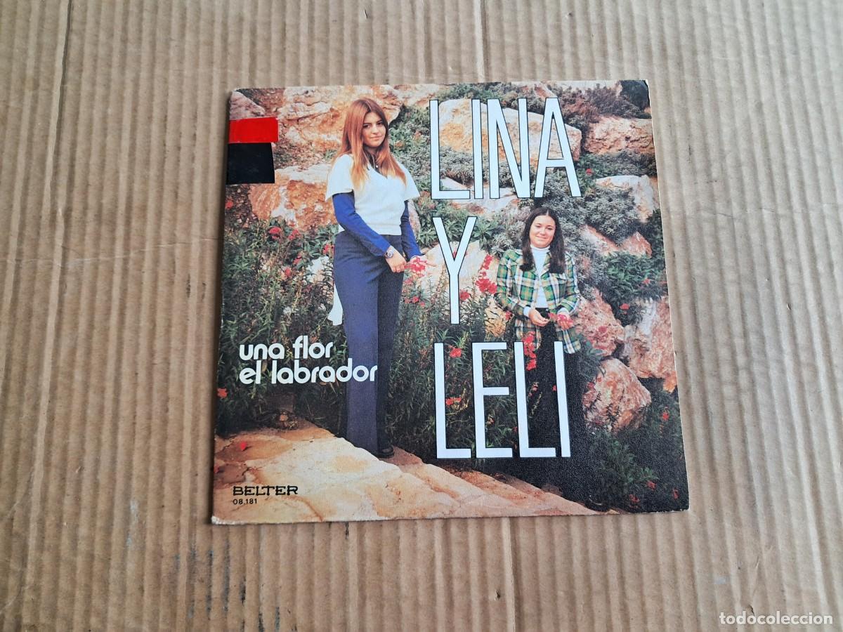 Discos de vinilo: LINA Y LELI - UNA FLOR SINGLE 1972 - Foto 1