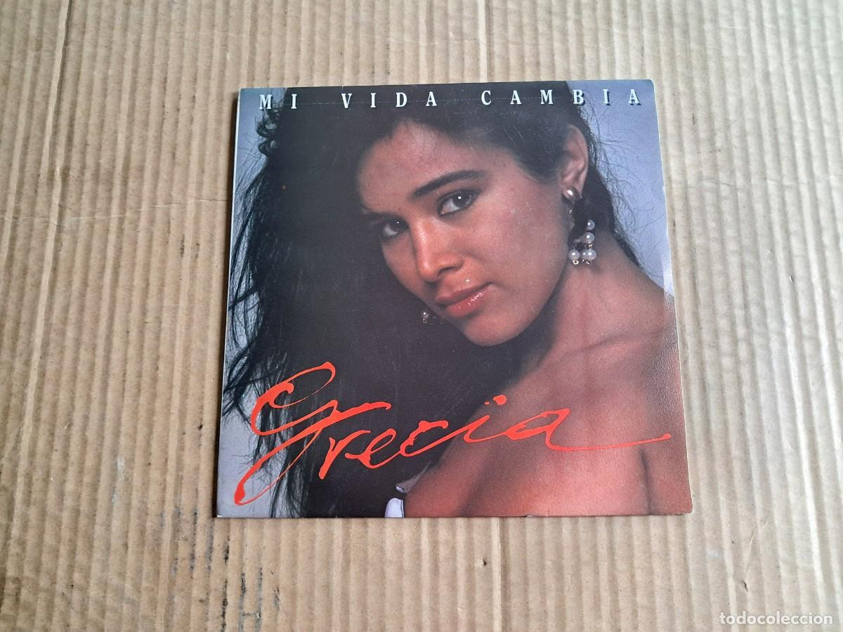 Discos de vinilo: GRECIA - MI VIDA CAMBIA SINGLE 1988 - Foto 1