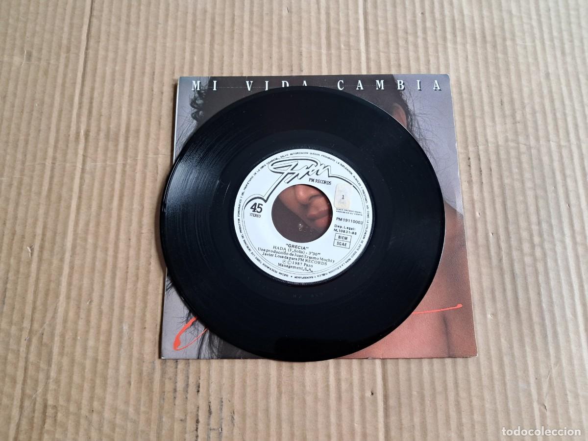 Discos de vinilo: GRECIA - MI VIDA CAMBIA SINGLE 1988 - Foto 2