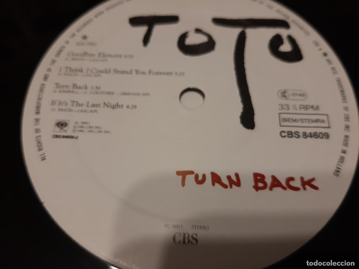 Discos de vinilo: TOTO -TURN BACK- (1981) LP DISCO VINILO - Foto 8