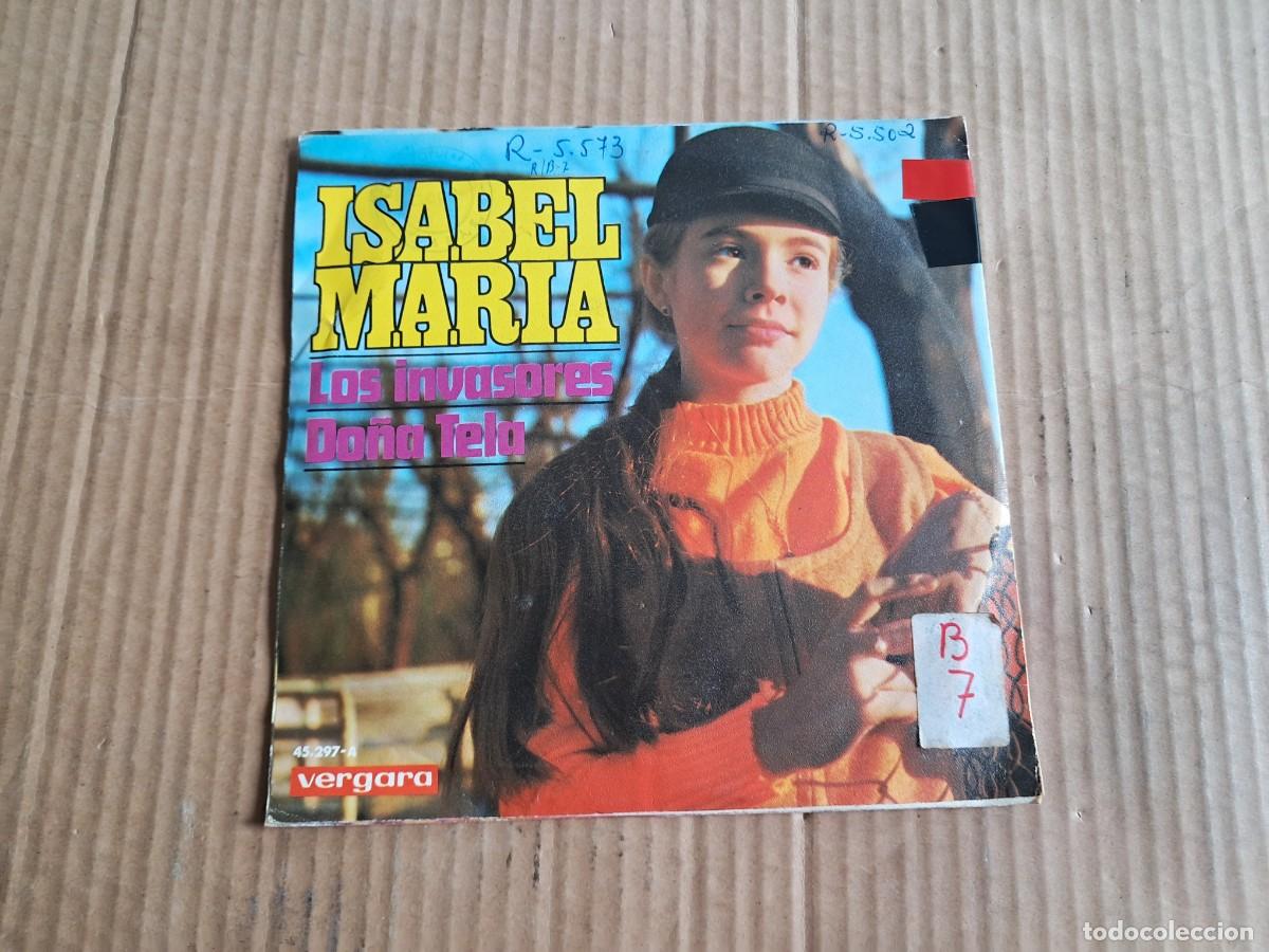 Discos de vinilo: ISABEL MARIA - LOS INVASORES SINGLE 1969 - Foto 3