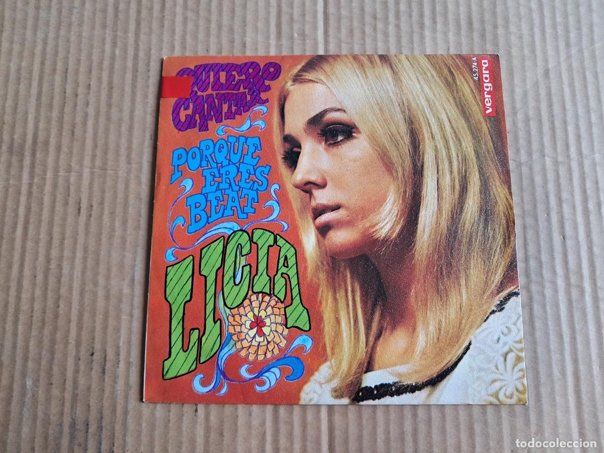 Discos de vinilo: LICIA - QUIERO CANTAR SINGLE 1968 - Foto 1