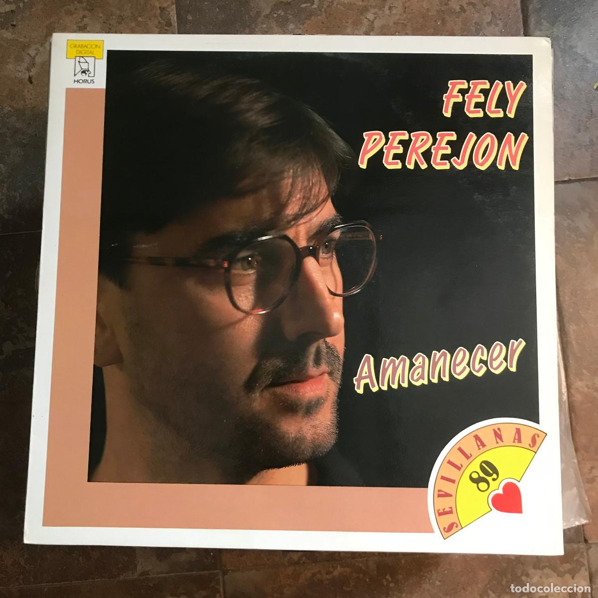 Discos de vinilo: FELY PEREJ&Oacute;N - AMANECER - LP HORUS 1989 - Foto 1