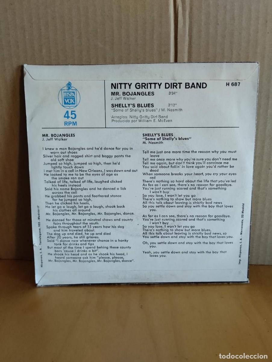 Discos de vinilo: NITTY GRITTY DIRT BAND ---- MR.BOJANGLES - Foto 2