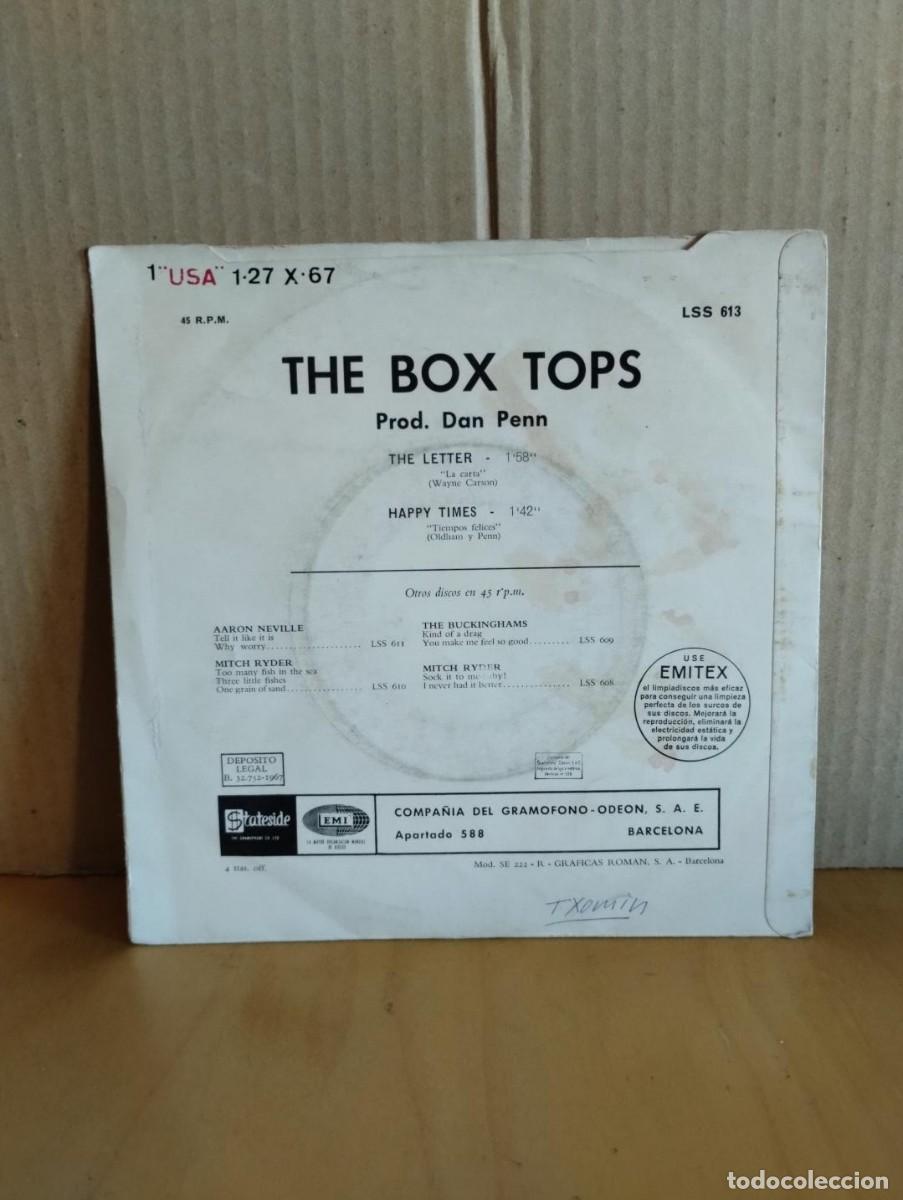 Discos de vinilo: THE BOX TOPS ---- THE LETTER - Foto 2