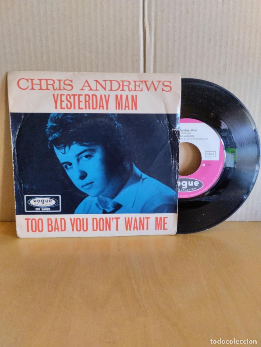 Discos de vinilo: CHRIS ANDREWS ---- YESTERDAY MAN - Foto 1