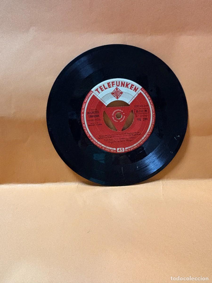 Discos de vinilo: SINGLE - ORQUESTAS: BOURDIN Y CHIBOUST - TELEFUNKEN - - Foto 2