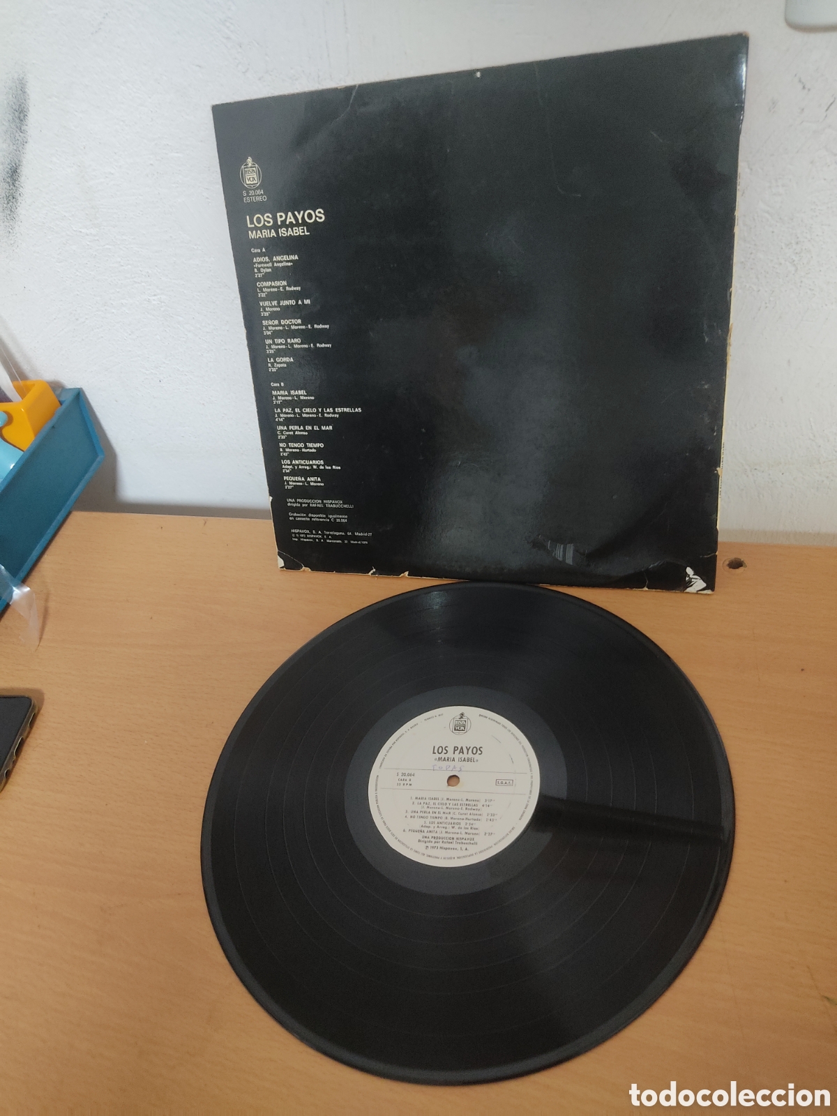 Discos de vinilo: Lp de los payos maria isabel - Foto 2
