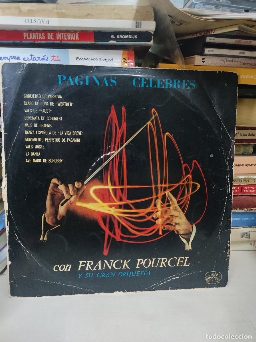 Discos de vinilo: PAGINAS CELEBRES CON FRANCK POURCEL - Foto 1