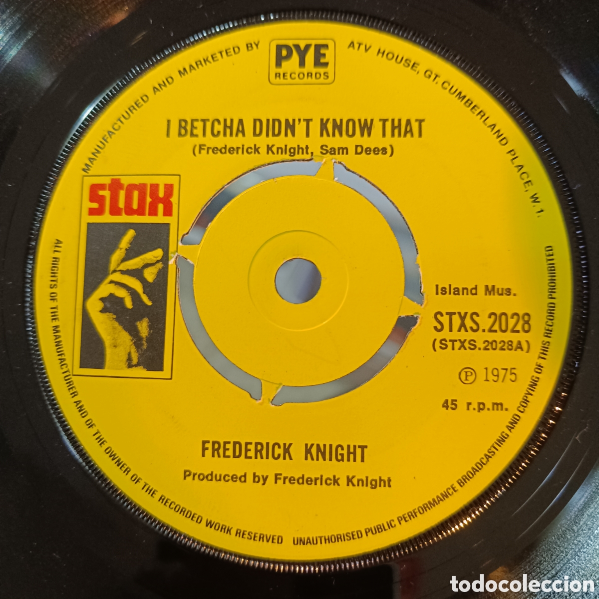Discos de vinilo: Frederick Knight &lrm;&ndash; I Betcha Didnt Know That - Foto 1