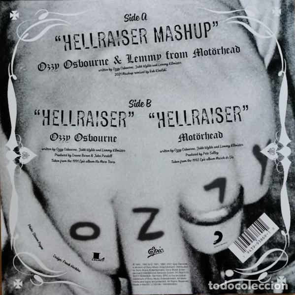 Discos de vinilo: Ozzy OSBOURNE / MOTORHEAD Hellraiser 10&rdquo; vinyl - Foto 2