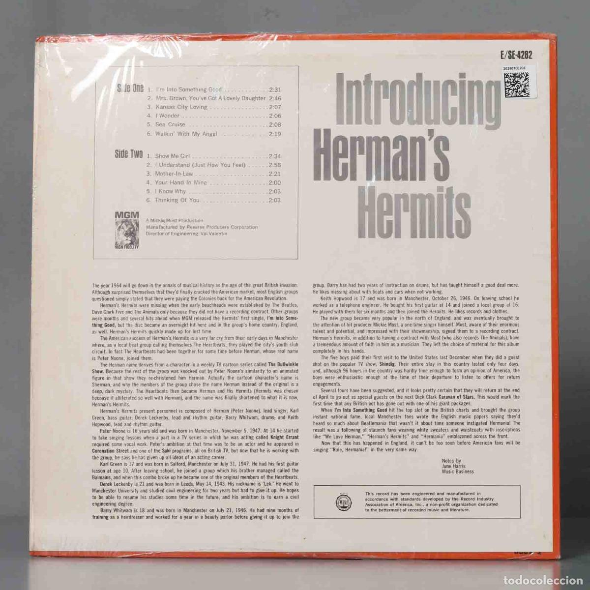 Discos de vinilo: LP. Herman&acute;s Hermits &ndash; Introducing Herman&acute;s Hermits - Foto 2