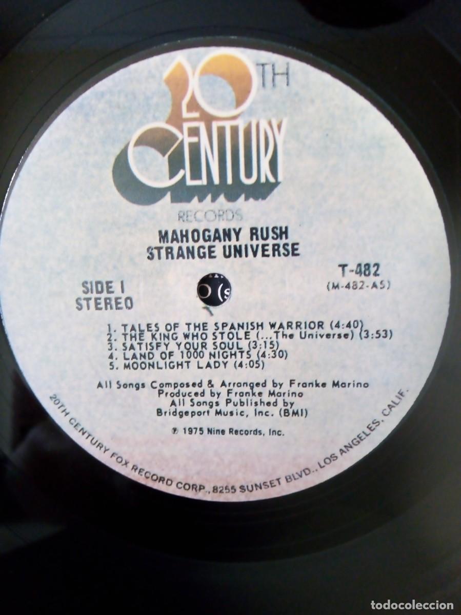 Discos de vinilo: Mahogany Rush Strange Universe 1975 - Foto 4