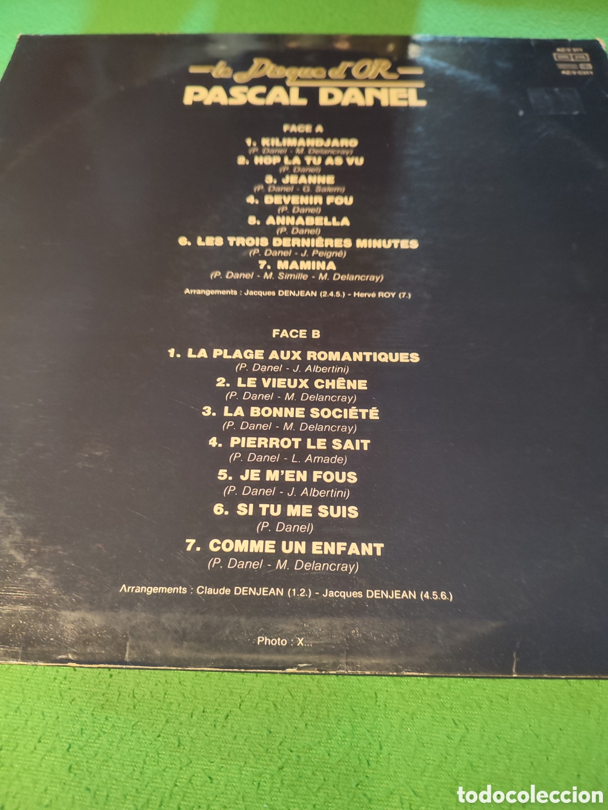 Discos de vinilo: Pascal Danel - Le disque dor - Foto 2