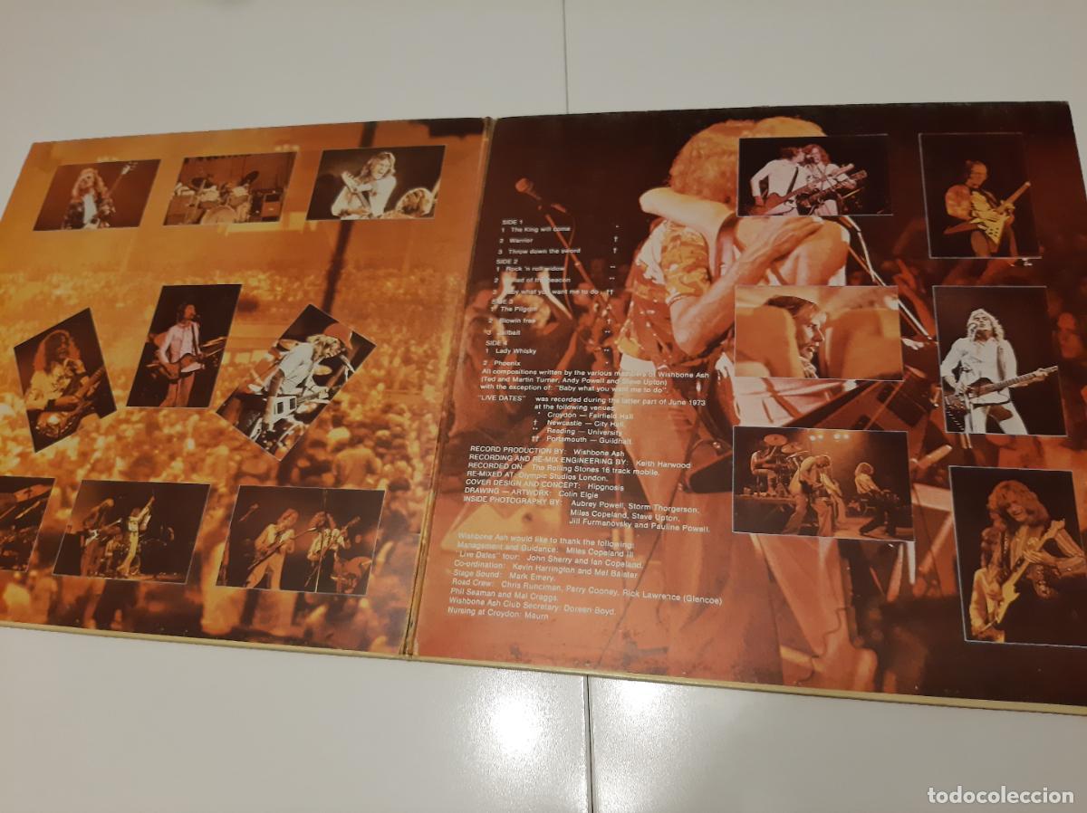 Discos de vinilo: WISHBONE ASH -LIVE DATES- (1975) 2 X LP DISCO VINILO - Foto 2