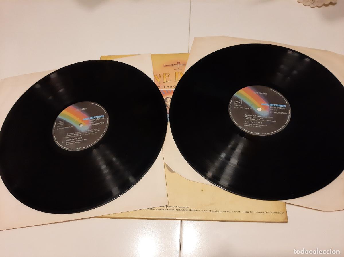 Discos de vinilo: WISHBONE ASH -LIVE DATES- (1975) 2 X LP DISCO VINILO - Foto 7